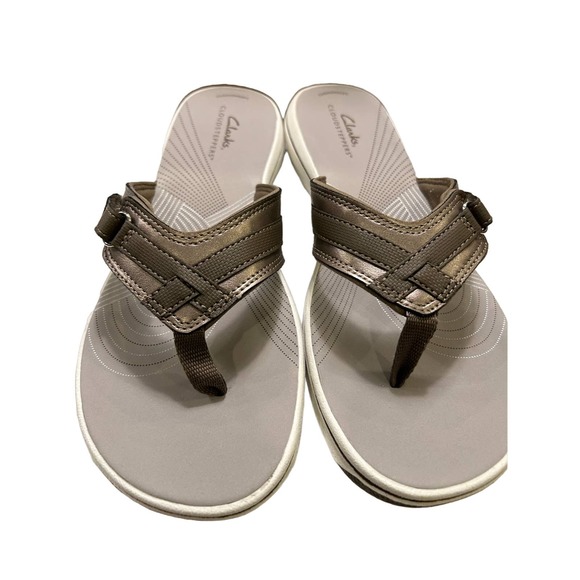 "Clarks Breeze Sea Flip-Flop - Women's Size 10,Cloudsteppers™ Comfort" - Picture 4 of 4